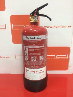 Hemisur Desarrollos S.L. extintor polvo abc 3 kg